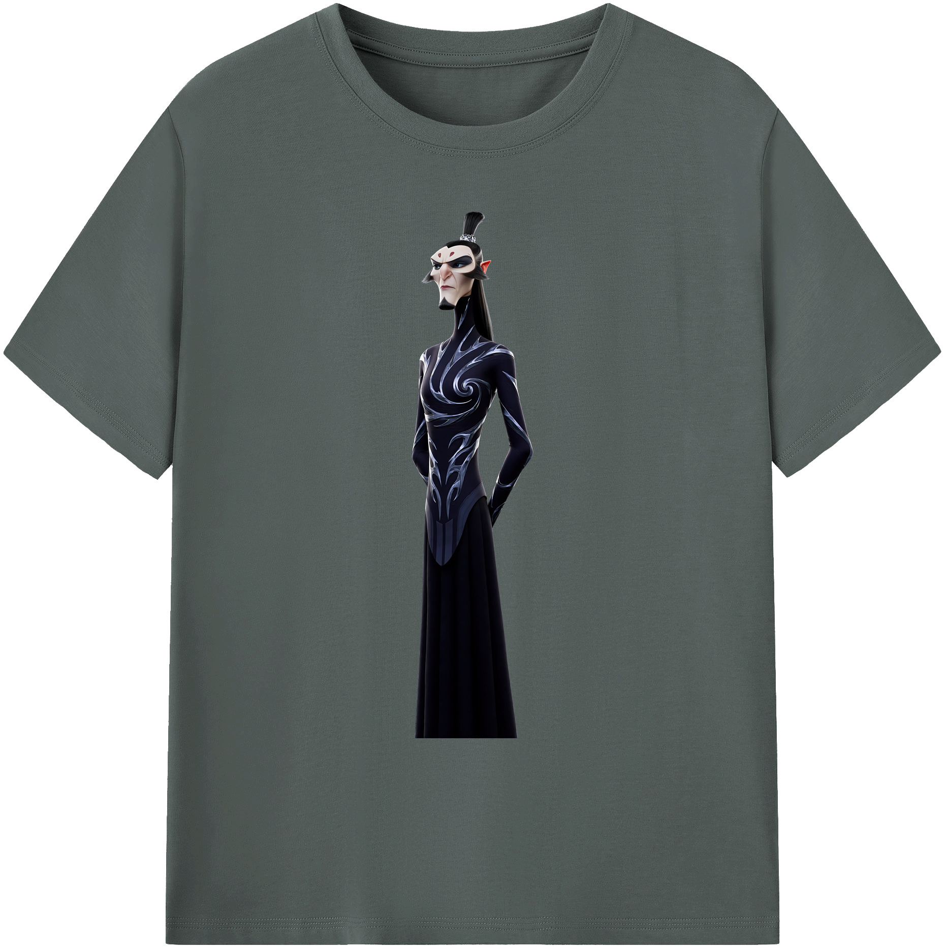 （画像用） Ne Zha 2 ナタ 魔童の大暴れ 綿100％ メンズ半袖Tシャツ｜肌触りやわらか＆通気性